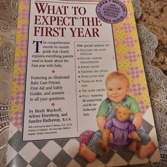 What to Expect The First Year/ Toddler Year Books - Picture 1 of 5
